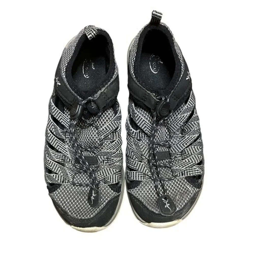 Chaco Youth J180047 'OutCross' Grey Black Outdoor Shoes Youth Size 2